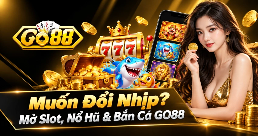 Muốn Đổi Nhịp? Mở Slot, Nổ Hũ & Bắn Cá GO88
